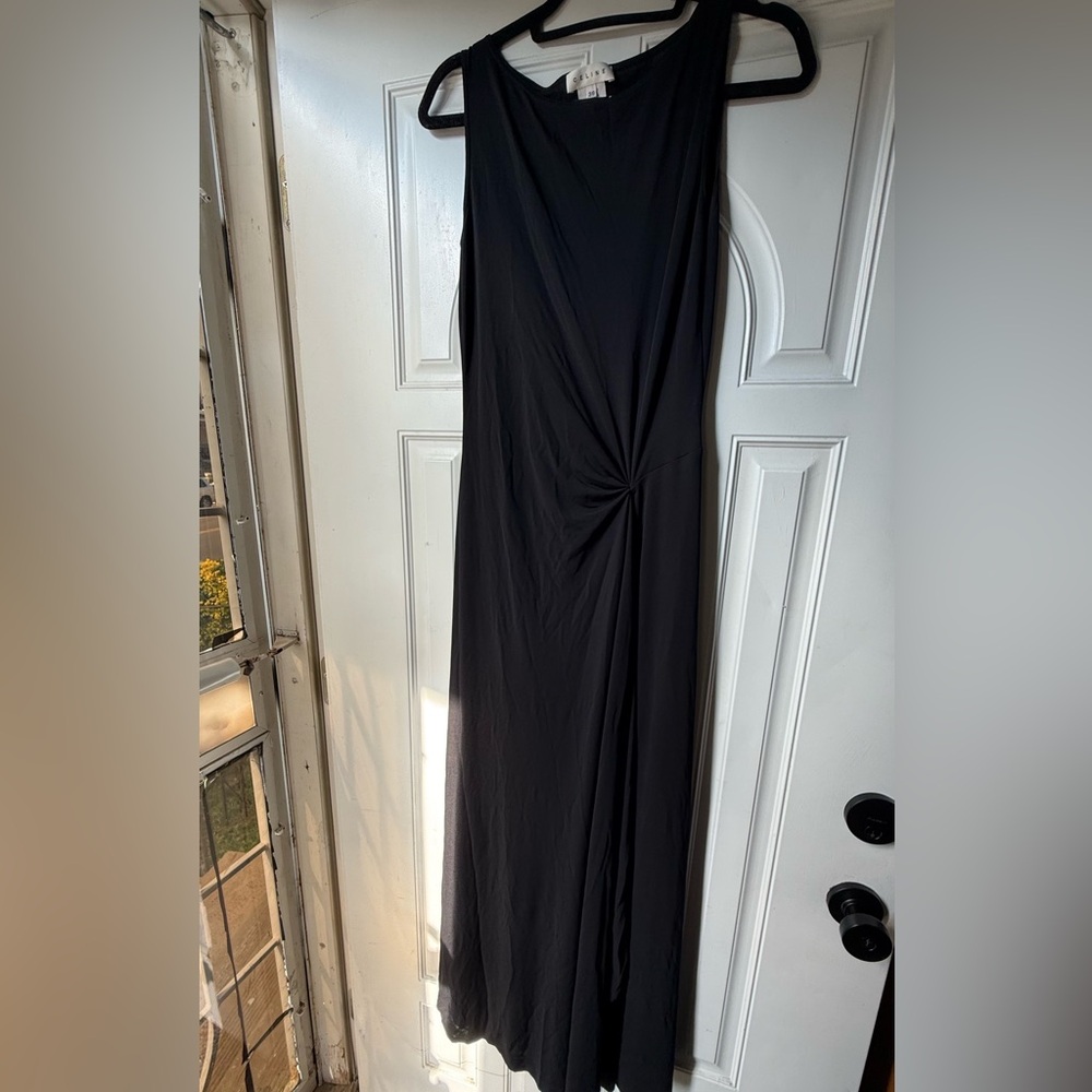 Black Celine maxi dress with a touch of elegance size 38FR